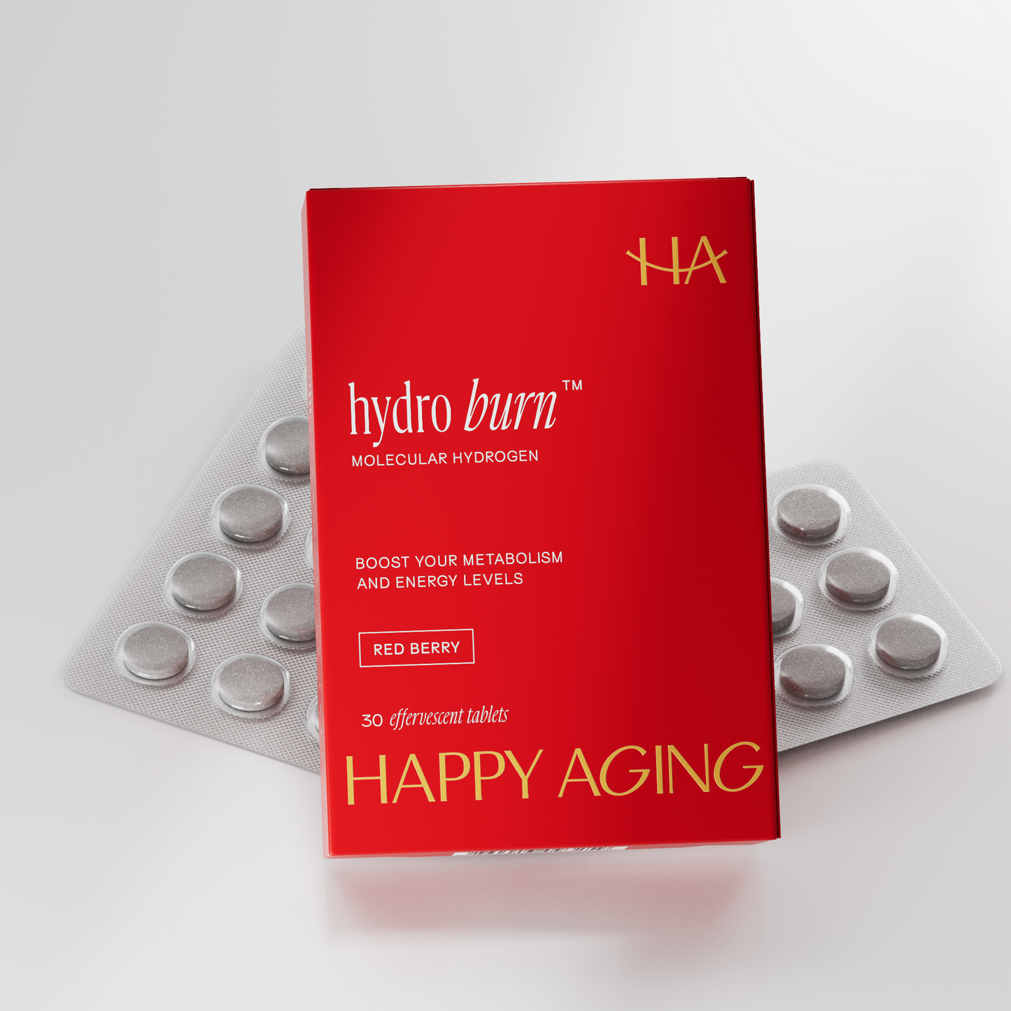 Hydro Burn Molecular Hydrogen Tablets (3 mo supply)