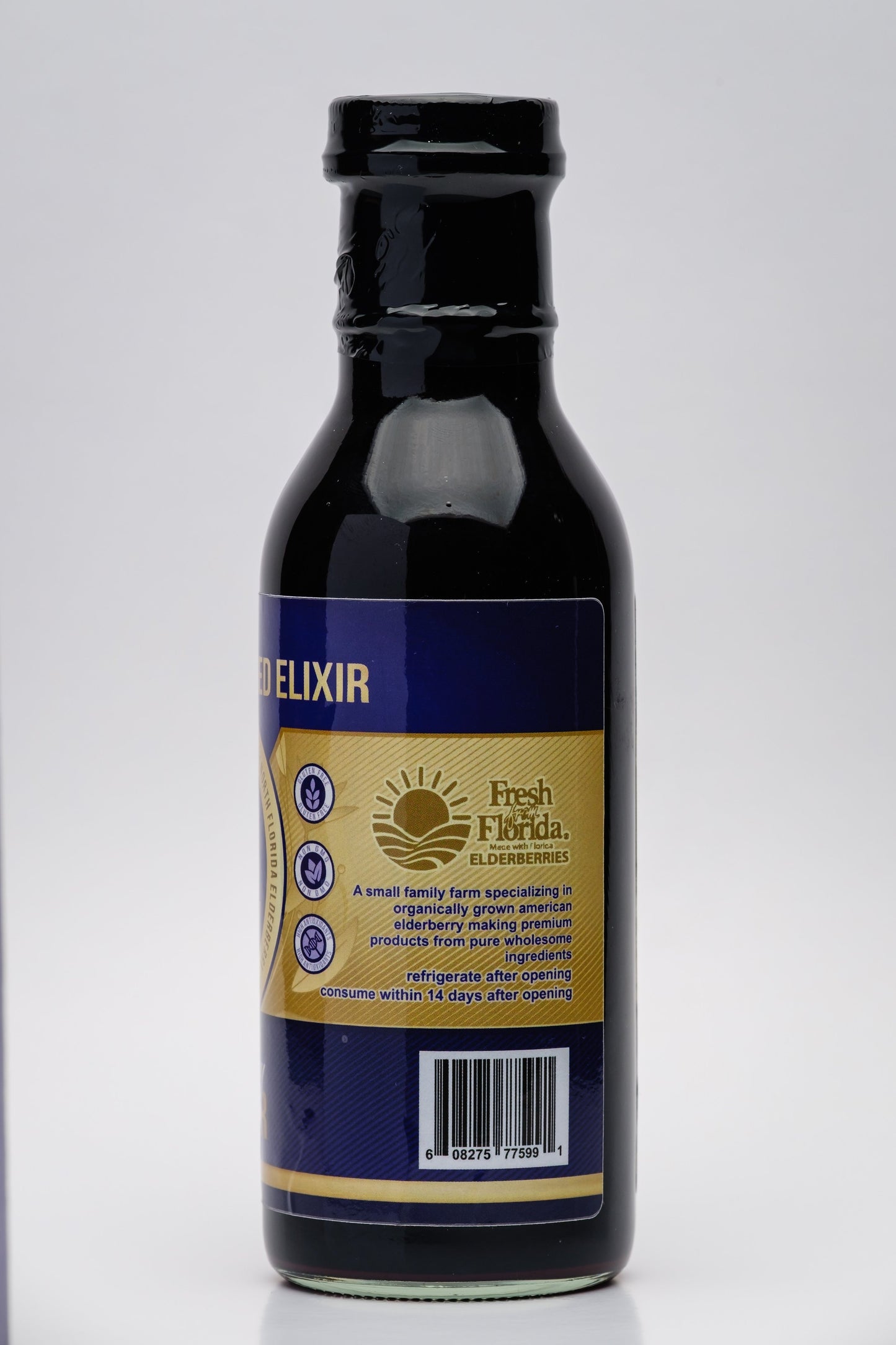 Honey Sweetened Elderberry Elixir