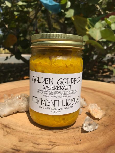 Golden Goddess Sauerkraut