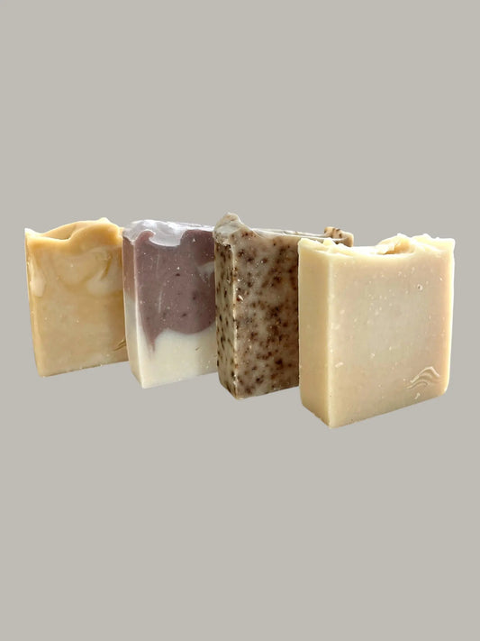 Soap bar pack (Lavendar, coffee mint, amber rose & fresh linen)