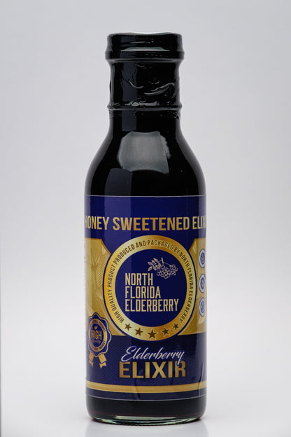 Honey Sweetened Elderberry Elixir