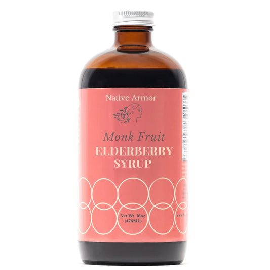Monk Fruit Elderberry Syrup 16.oz