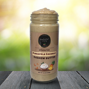 “Pineapple Coconut” Organic Sprouted Cashew Butter