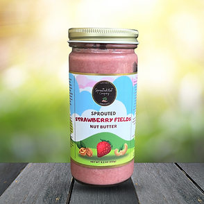 “Strawberry Fields” Organic Sprouted Nut Butter