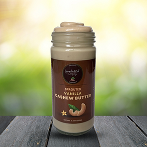 "Vanilla Cashew" Organic Sprouted Nut Butter