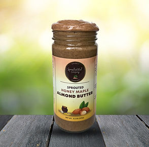 "Honey-Maple Almond Butter" Organic Sprouted Nut Butter