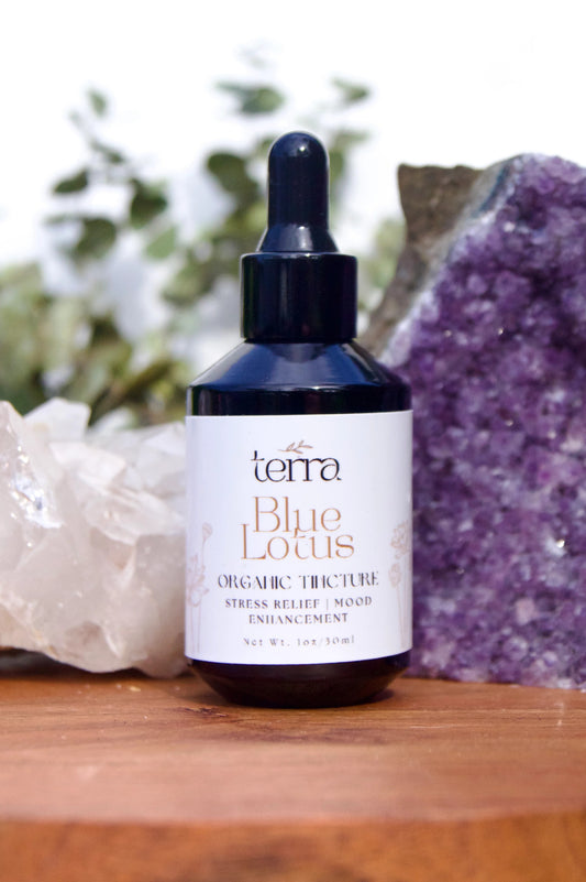 Blue Lotus Stress Relief Tincture (1 oz)
