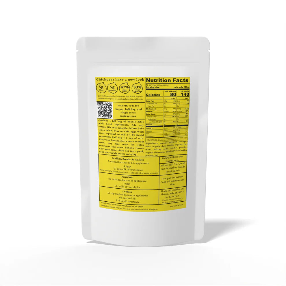 Beanie Bites Baking Mix Combo Pack (Waffles, Muffins, Brownies)