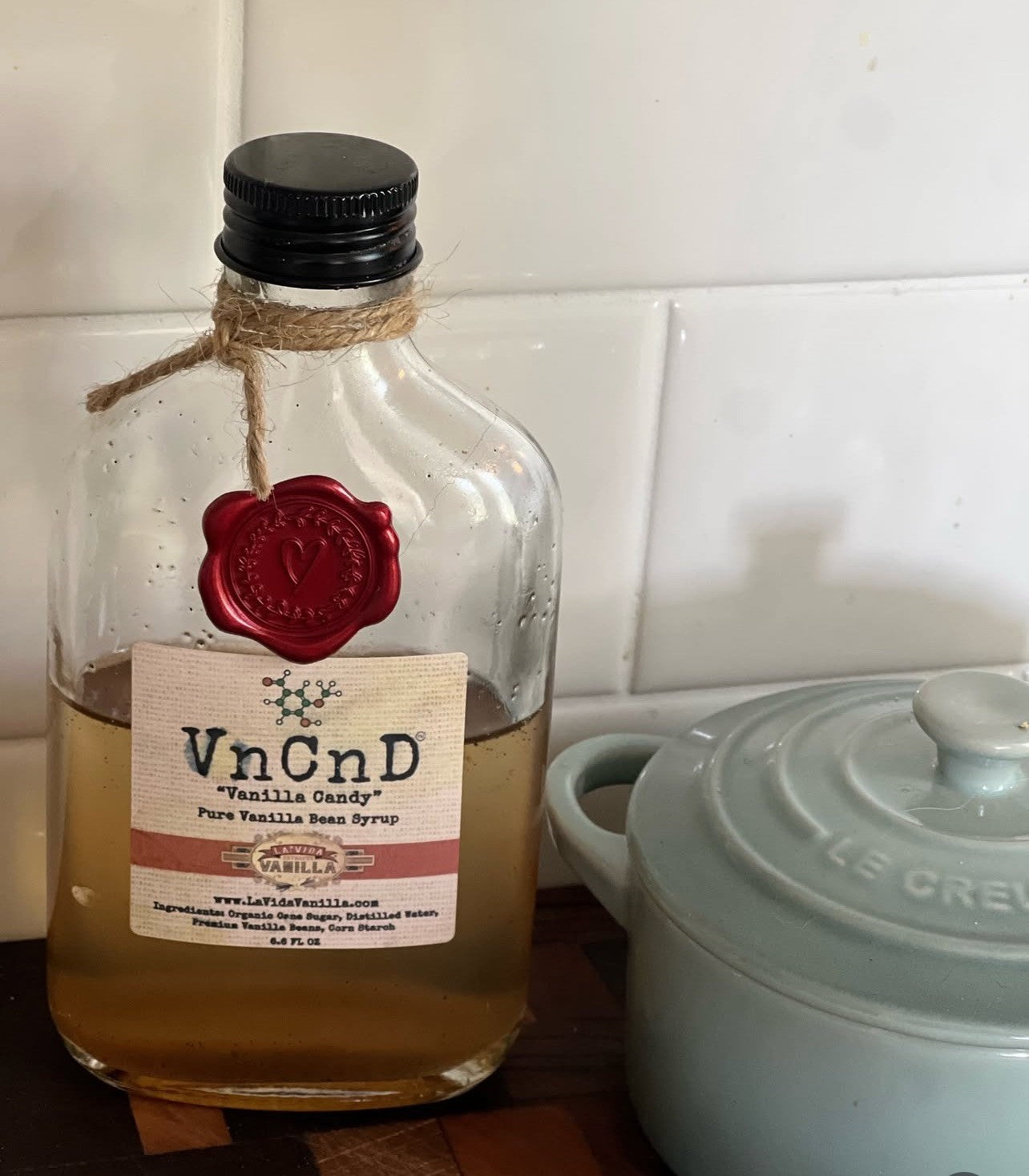 A Gourmet Rare to find Gift! Pure Vanilla Bean Pancake & Waffle Syrup